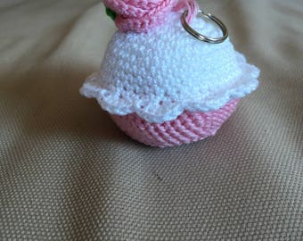 Cupcake Keychain amigurumi