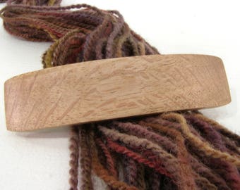 Large Hair Barrette, Black Oak Wood, lifetime guarantee, NO GLUE, french hair clip, long thick hair, wooden hair accessory, wood jewelry