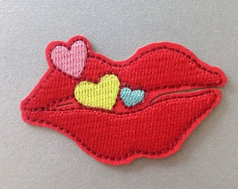 Iron On Patches, Lips Iron on Patche, Clothes Decoration tool