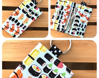 ID Wallet with Key Chain / Credit Card Holder / Mini Wallet / Business Card Holder / Gift Card Holder