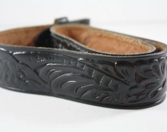 Hand Tooled Western Vintage Leather Belt Unworn Size S 24