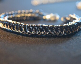 Black and Silver Persian Bracelet