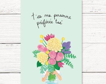 Card // My favorite person