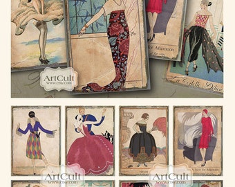 Printable Goods Digital Collage Sheets Art files por ArtCult