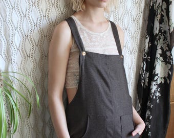 Dungarees, Jumpsuit, French Workwear, Boho Clothing, Playsuit, Boho Clothing Women, Boho Chic, Overalls Women, Baggy Pants, Womens Jumpsuit