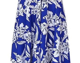 Convertible Hawaiian Halter Top Rayon Dress