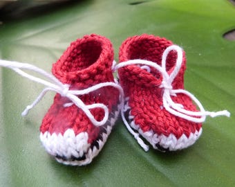 Converse red and white doll