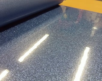 Blue Glitter Heat Press Vinyl