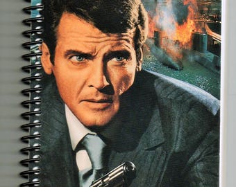 VHS Notebook, Recycled, Spy Who Loved Me, James Bond, 007, VHS Upcycled Notebook,