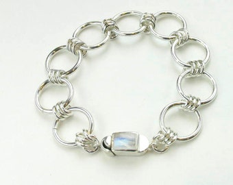 SterlingSilver big circle bracelet