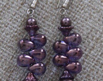 Swarovski Pearl Czech Glass Teardrop earrings