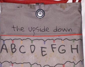 Stranger Things Messenger Bag, Bag, Slouch bag, Sci-fi, Tv, Cross Body Bag, College bag,