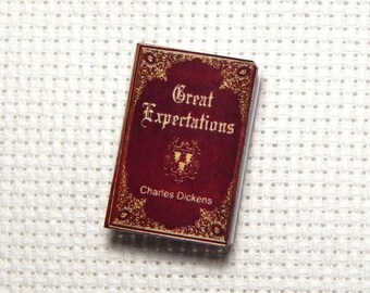 Needle Minder Miniature Book Great Expectations Charles Dickens 1 Inch