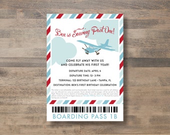 Boarding pass invite | Etsy