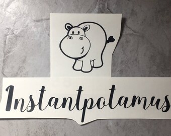 Instantpotamus Decal