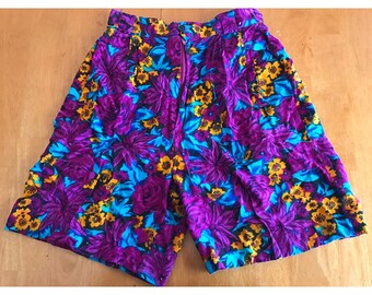 Vintage Shorts | 90s Shorts | Floral Shorts | Festival Clothes