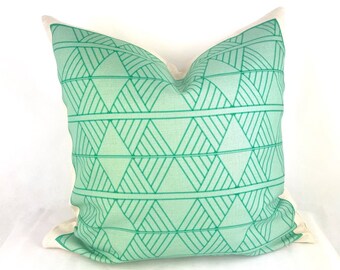 Mint cushion, scandi mint cushion, skandi cushion, scandi pillow, geo mint cushion cover, mint throw pillow, kids cushion