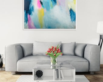 Original abstract painting, modern abstract colorful painting, original acrylic abstract art, abstract modern wall art