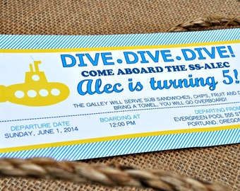 Submarine Invitations