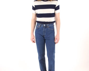 501 Levi's 28 Straight Leg Button Fly Men's Vintage Jeans Size 28 x 34