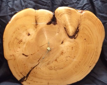 Alaskan black spruce burl clock