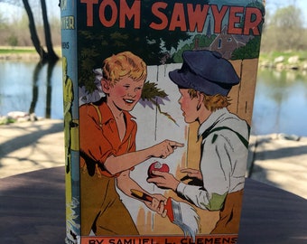 The Adventures of Tom Sawyer Book Vintage Book
