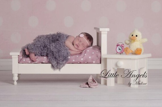 Sale bed and nightstand set newborn photography prop Sale bed and nightstand set newborn photography prop