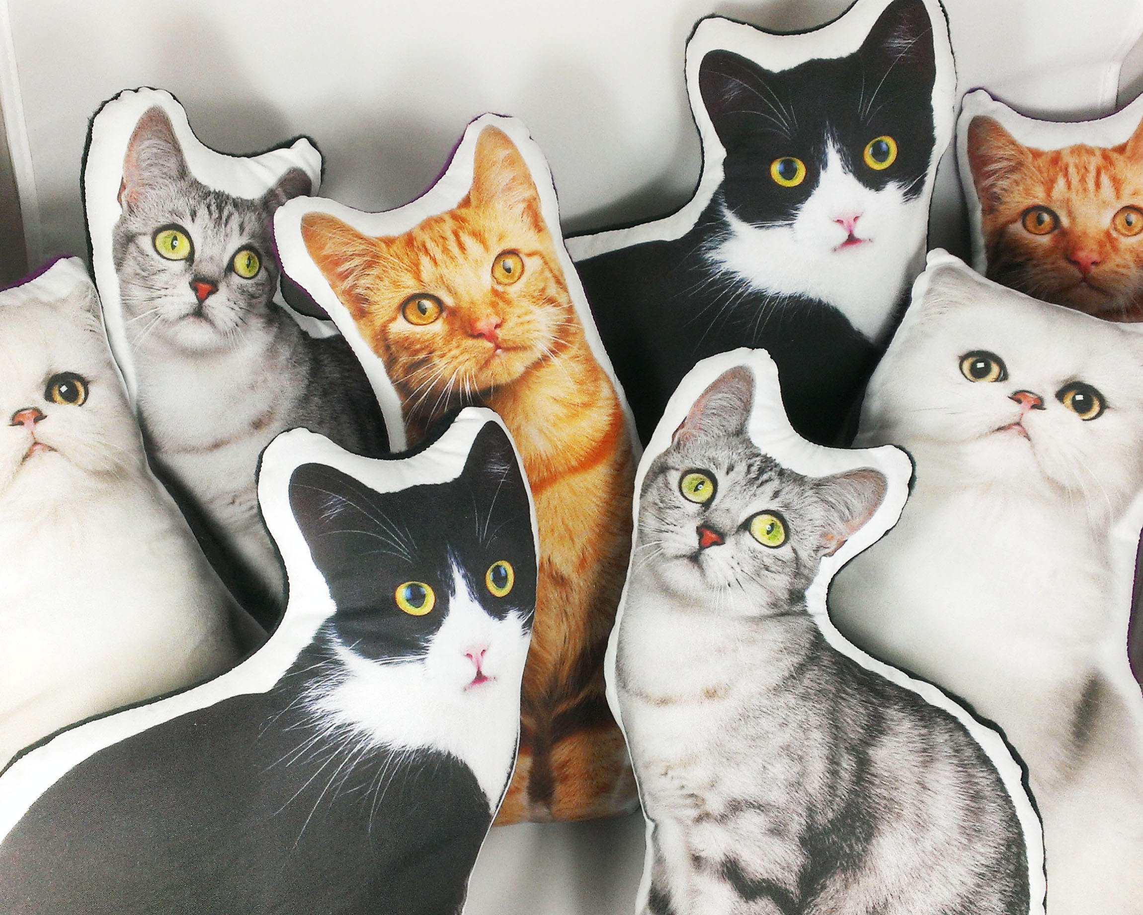 Custom Pet Pillow Custom Cat Pillow best cat lover gifts shape