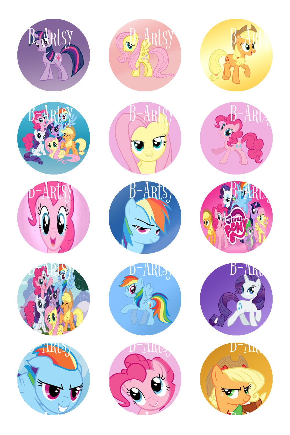 Nombre De Los Ponis De My Little Pony En Español