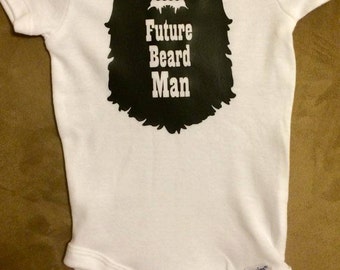 Gerber Onesie~Future Beard Man~Customized Onesie~Beard~Baby Wear~Unique