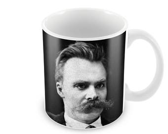 Friedrich Nietzsche Ceramic Coffee Mug Free Personalisation