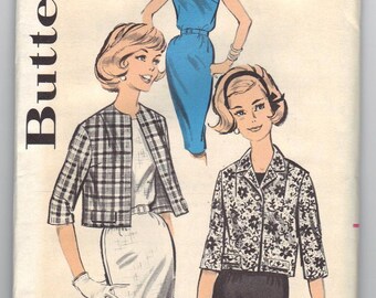 9701 Butterick Sewing Pattern Sheath Dress & Jacket Size 14 34B Vintage