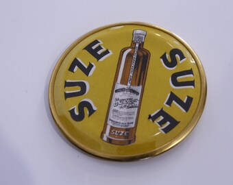 Pocket mirror advertising "SUZE" - accessory for fashion advertising