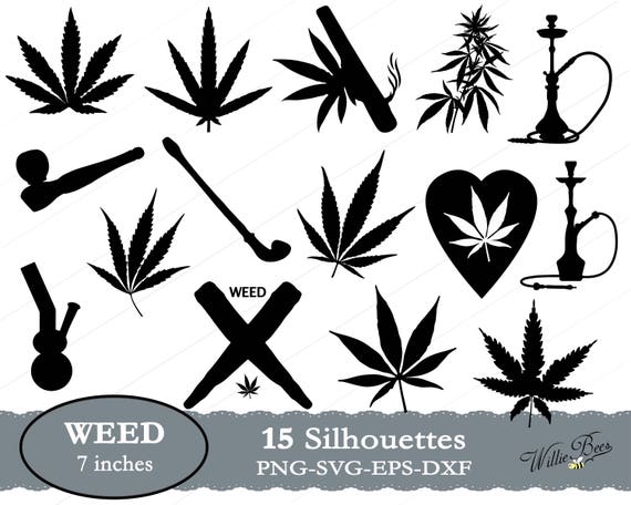 Weed Silhouette Images 7 inches Weed Smoke Weed Cannabis