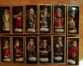 The Memories of Santa Collection Christmas Ornaments - Set of 12