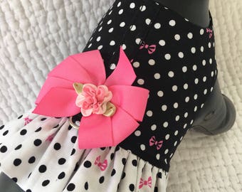 Shabby Chic Dog Harness Vest for Girl Dog Custom Made