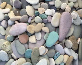 Wedding stones - Blessing stones - Wedding Favor stones - River rocks bulk - Colorful stones - Alaska River rocks - Memorial stones - Smooth