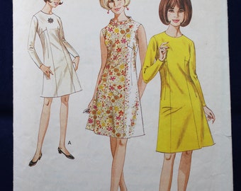 1960's Sewing Pattern for a Woman's Dress in Size 12 - Style 2065