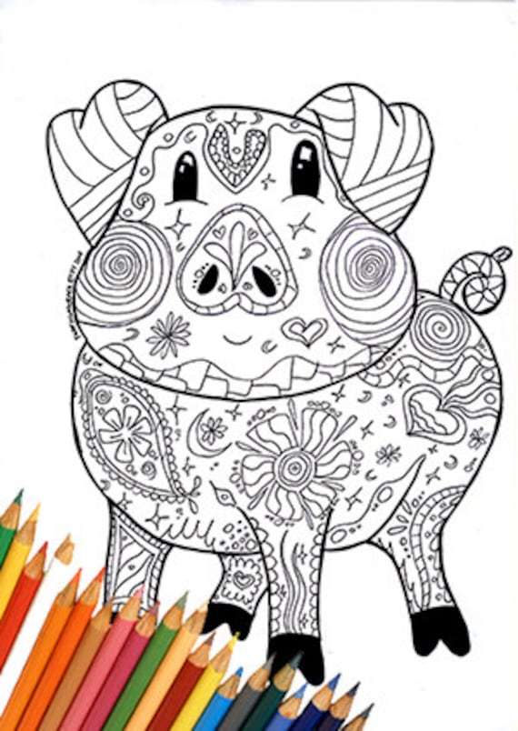 coloring page pig coloring page coloring pig farm coloring