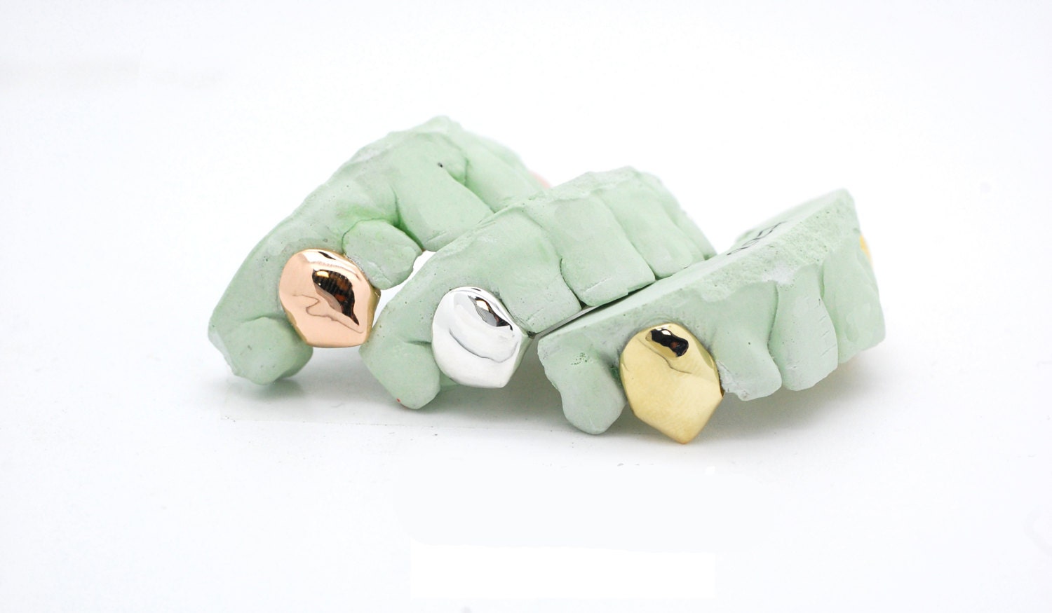 Custom 10k 14k Gold Single Tooth K9 Grillz Cap Any Karat Any