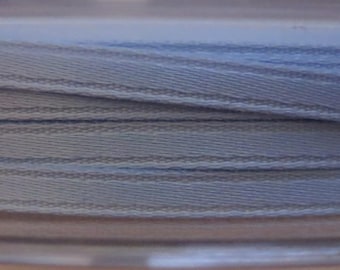 Satin ribbon double sided 3 mm, blue