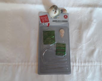 set of 27 pieces for sewing needles, thimble, thread needle, curved needle