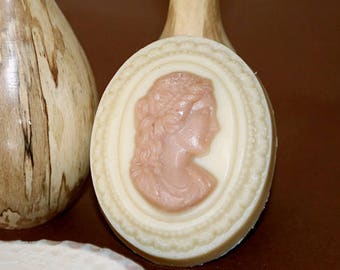 All SOAP cameo on her SOAP goats milk.