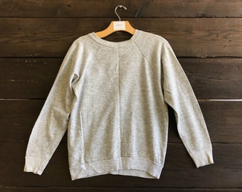 Vintage 80s Heather Grey Sweatshirt