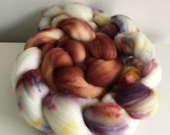 OOAK - 100% Superwash Merino spinning fiber top