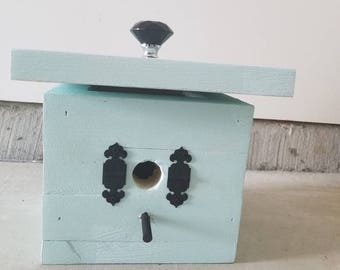 BIRD HOUSE, Functional, turquoise