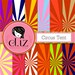 Circus starburst digital paper 'Circus Tent' or sunray digital paper x 12