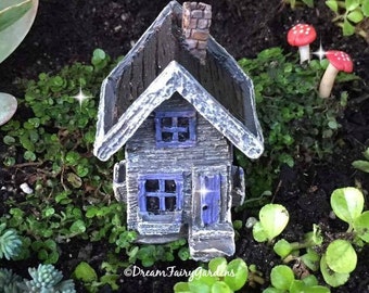 micro mini fairy garden house, fairy garden terrarium, tiny fairy house, miniature house, gnome house, tiny fairy house, small house