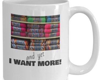 I want more knitting mug