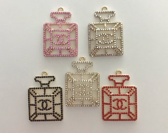 Chunky alloy bottle charm